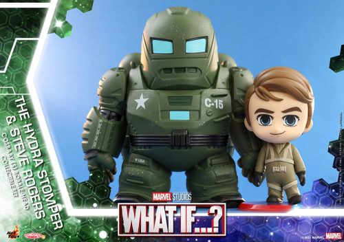 What If...? Cosbaby (S) Mini Figurák Hydra Stomper & Steve Rogers 10 cm