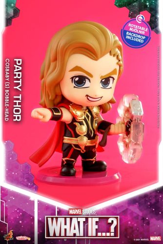 What If...? Cosbaby (S) Mini Figura Party Thor 10 cm