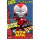 Marvel Comics Cosbaby (S) Mini Figura Iron Man (Silver Centurion Armor) 10 cm