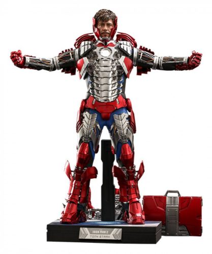 Iron Man 2 Movie Masterpiece Figura 1/6 Tony Stark (Mark V Suit Up Version) Deluxe 31 cm