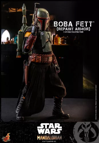 Star Wars: The Mandalorian Action Figure 1/6 Boba Fett Repaint Armor Special Edition 30 cm