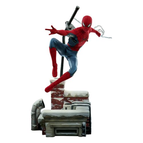 Spider-Man: No Way Home Movie Masterpiece Figura 1/6 Spider-Man (New Red and Blue Suit) (Deluxe Version) 28 cm