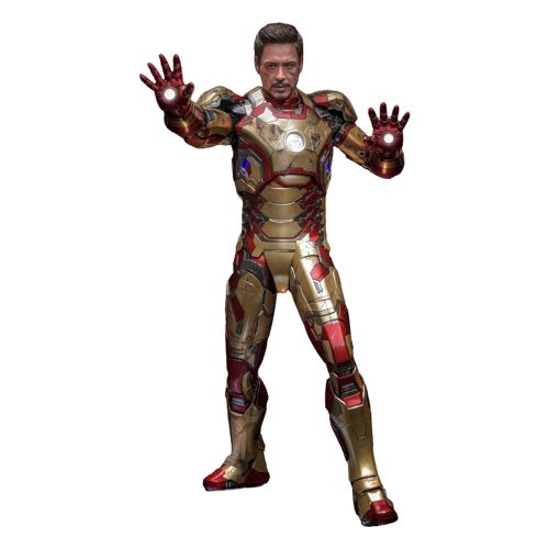 Iron Man 3 Movie Masterpiece Diecast Figura 1/6 Iron Man Mark XLII (2.0) Deluxe 32 cm