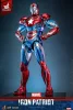 Marvel Comic Diecast Masterpiece Action Figure 1/6 Iron Patriot Hot Toys Exclusive 32 cm