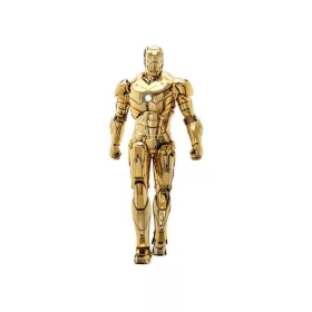   Iron Man Movie Masterpiece Diecast Action Figure 1/6 Iron Man Mark III (Gold Color Version) Hot Toys Exclusive 33 cm