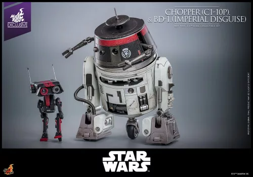 Star Wars Action Figure Set 1/6 Chopper (C1-10P™) & BD-1™ (Imperial Disguise) 18 cm & 8 cm