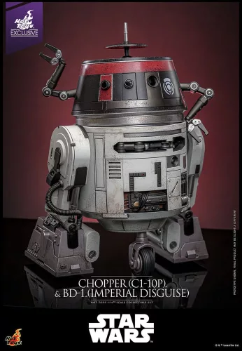 Star Wars Action Figure Set 1/6 Chopper (C1-10P™) & BD-1™ (Imperial Disguise) 18 cm & 8 cm