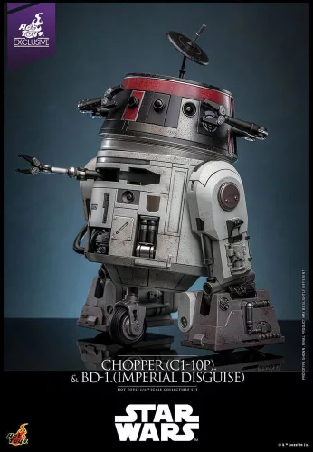 Star Wars Action Figure Set 1/6 Chopper (C1-10P™) & BD-1™ (Imperial Disguise) 18 cm & 8 cm