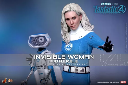 The Fantastic Four: First Steps Movie Masterpiece Action Figure 2-Pack 1/6 Invisible Woman & H.E.R.B.I.E. 28 cm