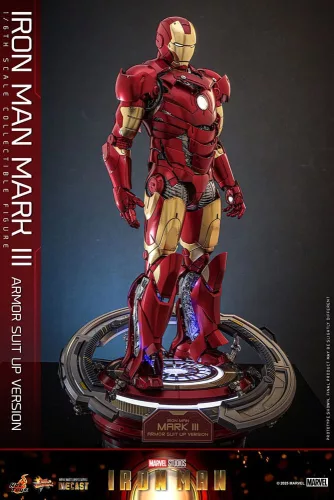 Iron Man Movie Masterpiece Diecast Action Figure 1/6 Iron Man Mark III (Armor Suit Up Version) 32 cm