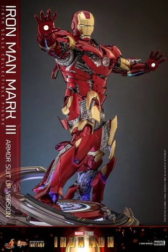 Iron Man Movie Masterpiece Diecast Action Figure 1/6 Iron Man Mark III (Armor Suit Up Version) 32 cm
