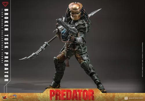 Alien vs. Predator Comic Masterpiece Action Figure 1/6 Broken Tusk Predator 35 cm