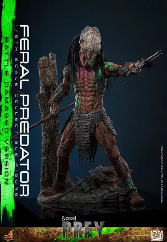 Prey Action Figure 1/6 Feral Predator (Battle Damaged Version) 37 cm