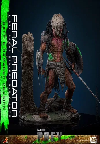 Prey Action Figure 1/6 Feral Predator (Battle Damaged Version) 37 cm