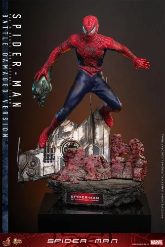 Spider-Man Movie Masterpiece Action Figure 1/6 Spider-Man (Battle Damaged Version) 30 cm