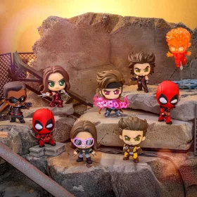   Deadpool & Wolverine Cosbi Mini Figures 9 cm Series 2 Blind Box Display (8)