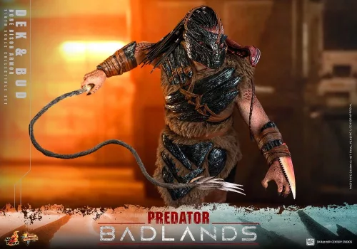 Predator: Badlands Movie Masterpiece Action Figures 2-Pack 1/6 Dek (Bone Bison Armor) and Bud 31 cm