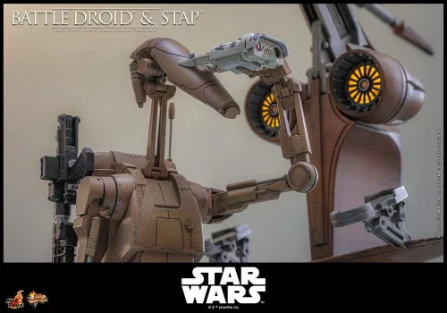 Star Wars: The Phantom Menace Movie Masterpiece Action Figure Set 1/6 Battle Droid & STAP 32 cm