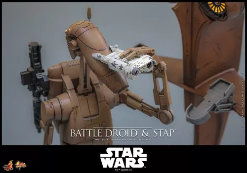 Star Wars: The Phantom Menace Movie Masterpiece Action Figure Set 1/6 Battle Droid & STAP 32 cm