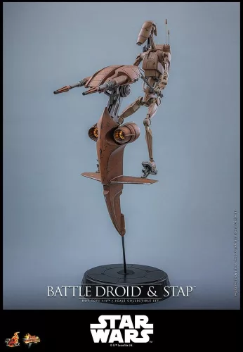Star Wars: The Phantom Menace Movie Masterpiece Action Figure Set 1/6 Battle Droid & STAP 32 cm