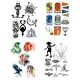 Harry Potter Temporary Tattoos Set