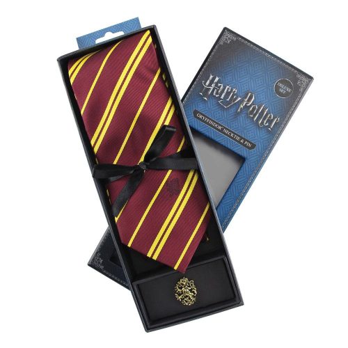 Harry Potter Nyakkendő & Fém Kitűző Deluxe Box Gryffindor