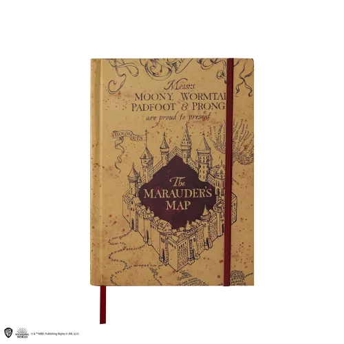 Harry Potter Jegyzetfüzet A5 Marauder's Map