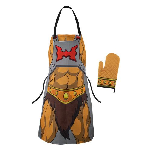 Masters of the Universe cooking apron with oven mitt He-Man