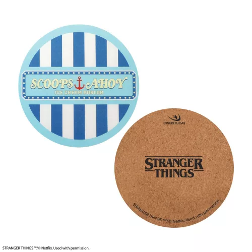 Stranger Things Scoops Ahoy Coaster 4-Pack