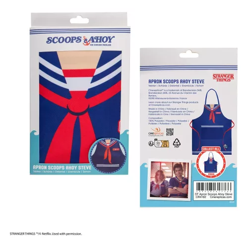 Stranger Things Apron Scoops Ahoy Steve