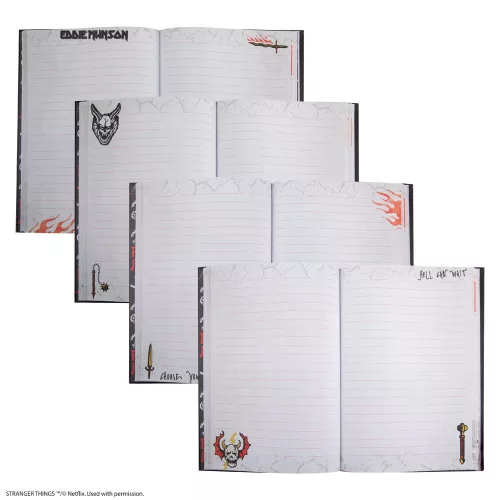 Stranger Things Notebook Hell Fire Club