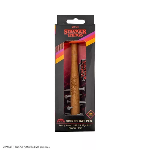 Stranger Things Spiked Bat Pen & Stranger Things Pin
