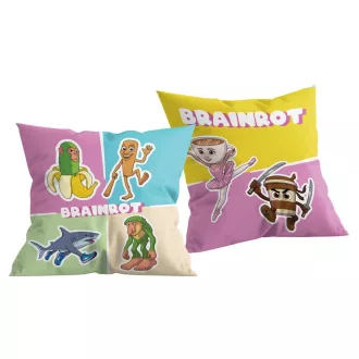 Italian Brainrot Pillow Crazy Mix 40 x 40 cm