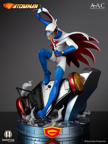 Gatchaman Amazing Art Collection Statue Ken the Eagle, The Leader of the Science Ninja Team 34 cm