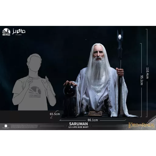 Lord of the Rings Life Size Bust 1/1 Saruman 110 cm