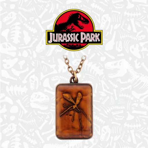 Jurassic Park Replika Necklace with amber pendant Limited Edtiton
