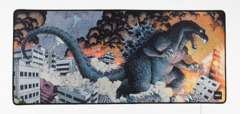 Godzilla Oversized Egérpad Destroyed City