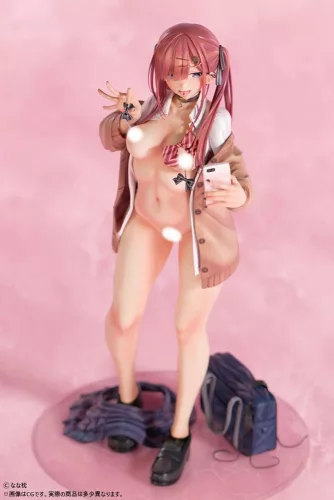 Original Character Statue 1/5 Red-Haired Gyaru-Chan Bare Face Ver. Illustration by Nanamakura 29 cm