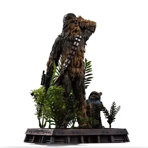 Star Wars Episode VI Art Scale Statue 1/10 Chewbacca and Tokkat 22 cm