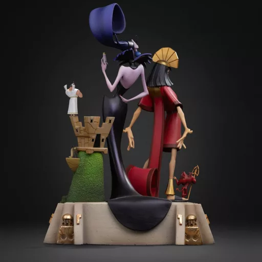 The Emperor's New Groove Deluxe Art Scale Statue 1/10 Kuzko & Yzma 28 cm