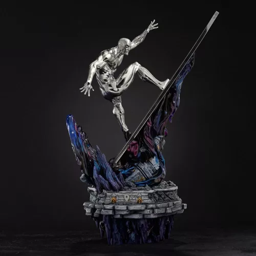 Marvel Comics Infinity Gauntlet Diorama Art Scale Statue 1/10 Silver Surfer Deluxe 36 cm