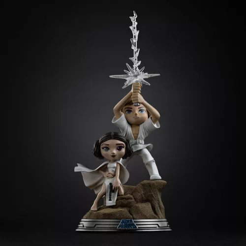 Star Wars Mini Co. PVC Figure Luke & Leia 30 cm