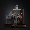 Jurassic Park Art Scale Statue 1/10 Raptors at the Kitchen's Door 28 cm