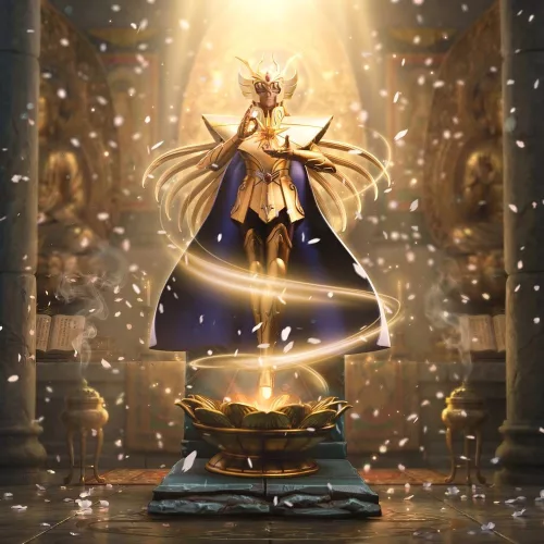 Saint Seiya Art Scale Statue 1/10 Virgo Shaka 28 cm