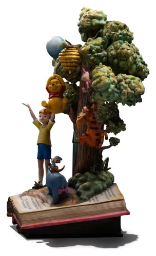 Disney Classics Deluxe Art Scale Statue 1/10 Winnie the Pooh and Friends (100th Anniversary) 31 cm