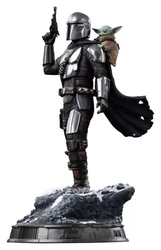 The Mandalorian & Grogu Art Scale Statue 1/10 The Mandalorian and Grogu 25 cm