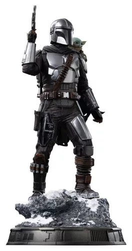 The Mandalorian & Grogu Art Scale Statue 1/10 The Mandalorian and Grogu 25 cm