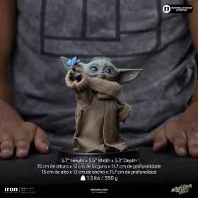   The Mandalorian & Grogu Grogu Collection Statue Grogu Butterfly Wonder