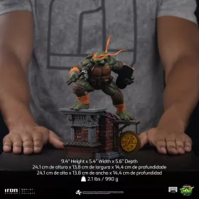   Teenage Mutant Ninja Turtles Art Scale Statue 1/10 Michelangelo Unleashed 24 cm
