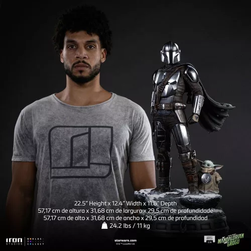 The Mandalorian & Grogu Legacy Replica Statue 1/4 The Mandalorian and Grogu 57 cm